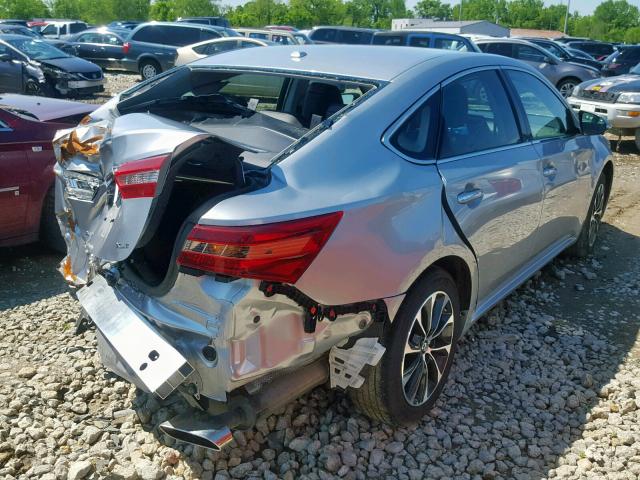 4T1BK1EB4JU285679 - 2018 TOYOTA AVALON XLE SILVER photo 4