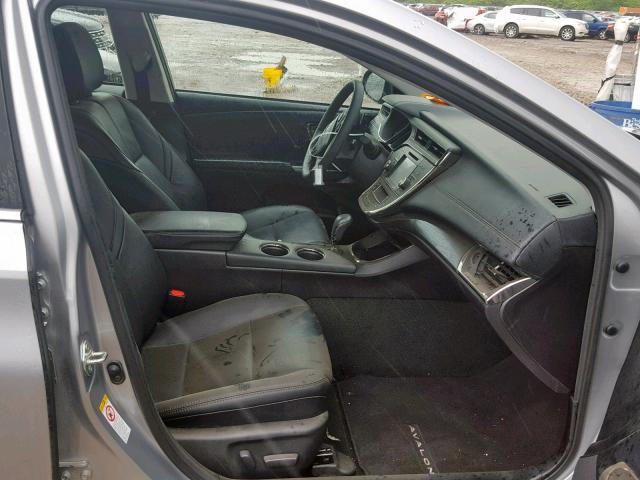 4T1BK1EB4JU285679 - 2018 TOYOTA AVALON XLE SILVER photo 5