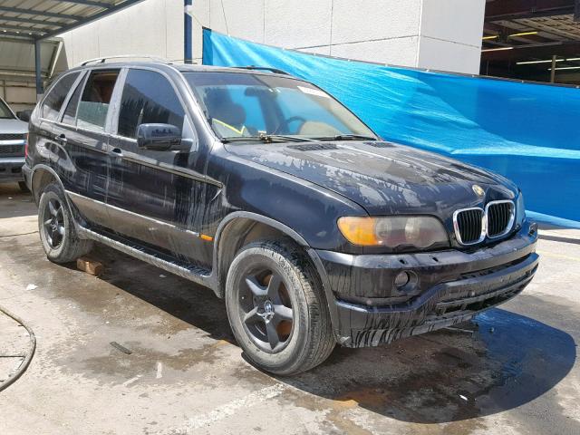 5UXFA53592LP29786 - 2002 BMW X5 3.0I BLACK photo 1