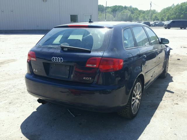 WAUNF78P78A129094 - 2008 AUDI A3 2.0 PRE BLACK photo 4