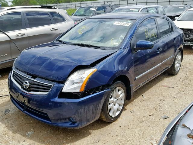 3N1AB6AP5CL782268 - 2012 NISSAN SENTRA 2.0 BLUE photo 2