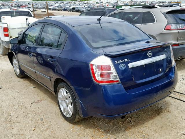 3N1AB6AP5CL782268 - 2012 NISSAN SENTRA 2.0 BLUE photo 3