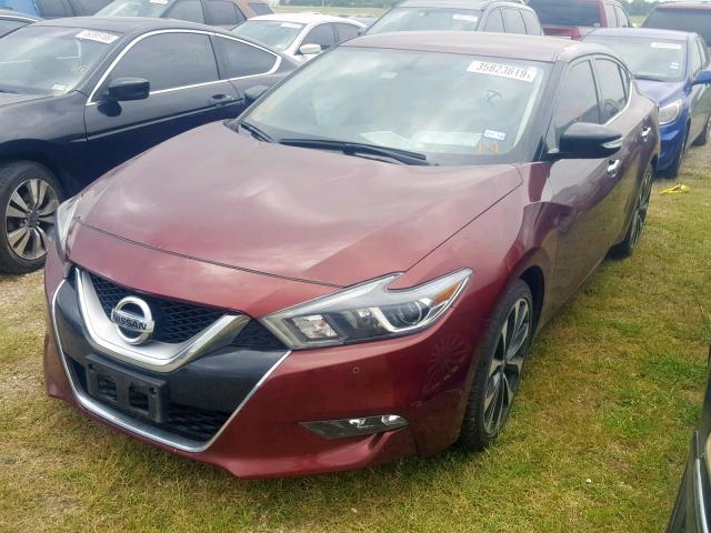 1N4AA6AP8HC409055 - 2017 NISSAN MAXIMA 3.5 MAROON photo 2