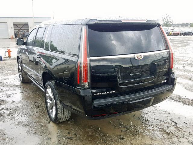 1GYS3JKJ8GR278673 - 2016 CADILLAC ESCALADE E BLACK photo 3