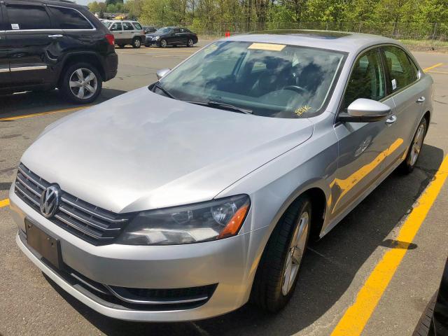 1VWBN7A30CC102703 - 2012 VOLKSWAGEN PASSAT SE GRAY photo 2