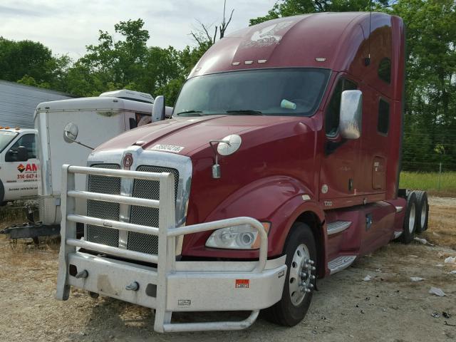 1XKFDP9X4CJ309402 - 2012 KENWORTH CONSTRUCTI RED photo 2