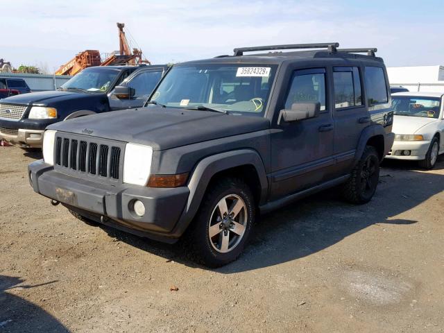 1J8HG48K26C337751 - 2006 JEEP COMMANDER შავი ფოტო 2