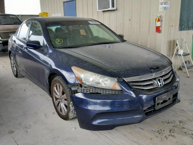 1HGCP2F7XBA040495 - 2011 HONDA ACCORD EX BLUE photo 1