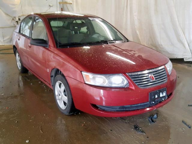 1G8AZ55F37Z145912 - 2007 SATURN ION LEVEL RED photo 1