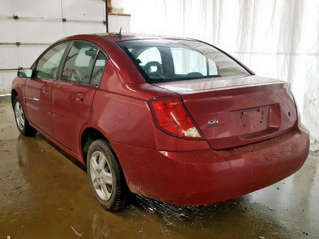 1G8AZ55F37Z145912 - 2007 SATURN ION LEVEL RED photo 3