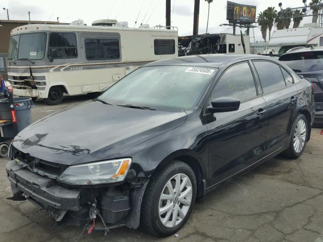 3VW2K7AJ5DM294725 - 2013 VOLKSWAGEN JETTA BASE Սև լուսանկար 2