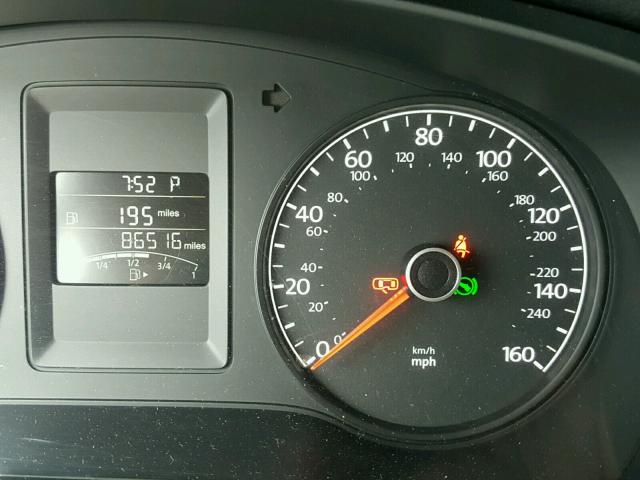 3VW2K7AJ5DM294725 - 2013 VOLKSWAGEN JETTA BASE Սև լուսանկար 8