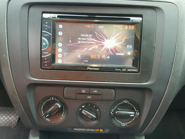 3VW2K7AJ5DM294725 - 2013 VOLKSWAGEN JETTA BASE Սև լուսանկար 9