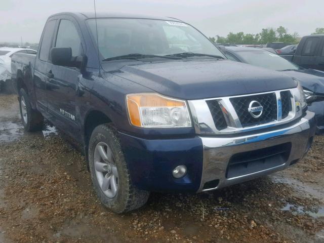 1N6BA0CA2BN325293 - 2011 NISSAN TITAN S BLUE photo 1