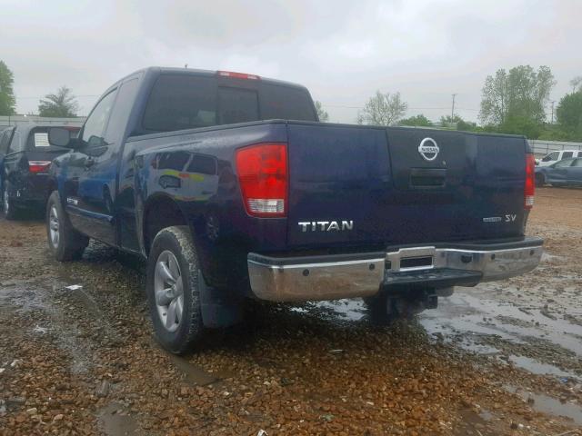 1N6BA0CA2BN325293 - 2011 NISSAN TITAN S BLUE photo 3