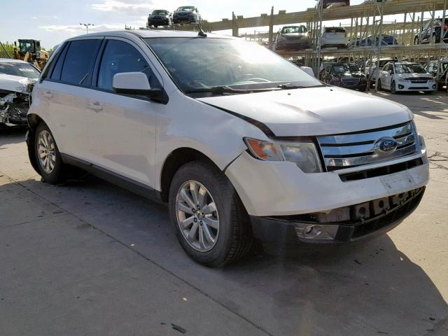 2FMDK4JC3ABA08164 - 2010 FORD EDGE SEL WHITE photo 1