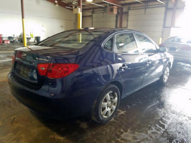 KMHDU46DX8U420503 - 2008 HYUNDAI ELANTRA GLS  photo 4