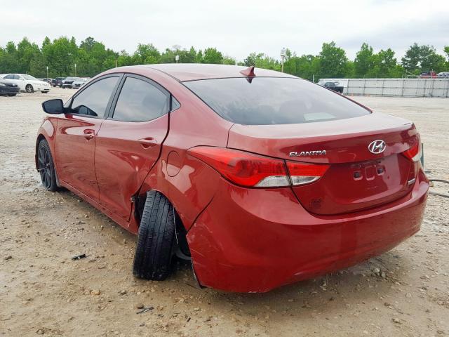 KMHDH4AE8DU527001 - 2013 HYUNDAI ELANTRA GLS  photo 3