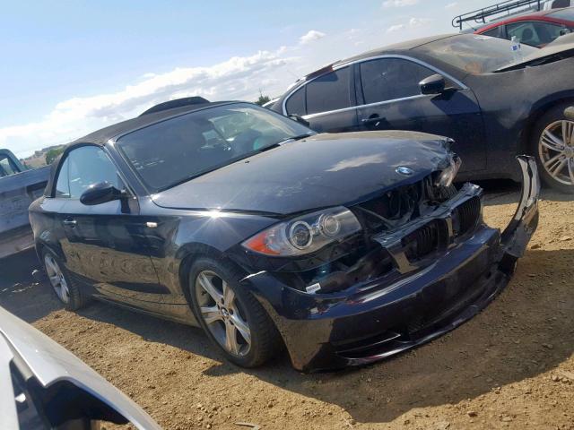 WBAUL73589VJ76090 - 2009 BMW 128 I BLUE photo 1