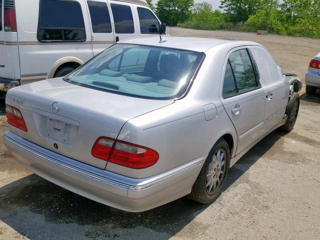 WDBJF65J31B328539 - 2001 MERCEDES-BENZ E 320 SILVER photo 4