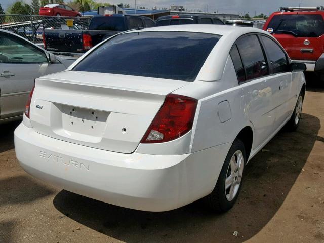 1G8AZ55F16Z185419 - 2006 SATURN ION LEVEL WHITE photo 4