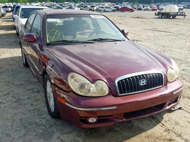 KMHWF35HX3A872933 - 2003 HYUNDAI SONATA GLS MAROON photo 1