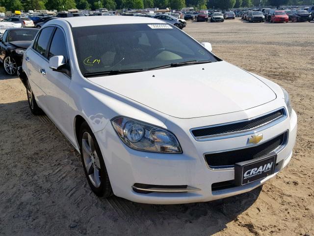 1G1ZC5E08CF335800 - 2012 CHEVROLET MALIBU 1LT WHITE photo 1