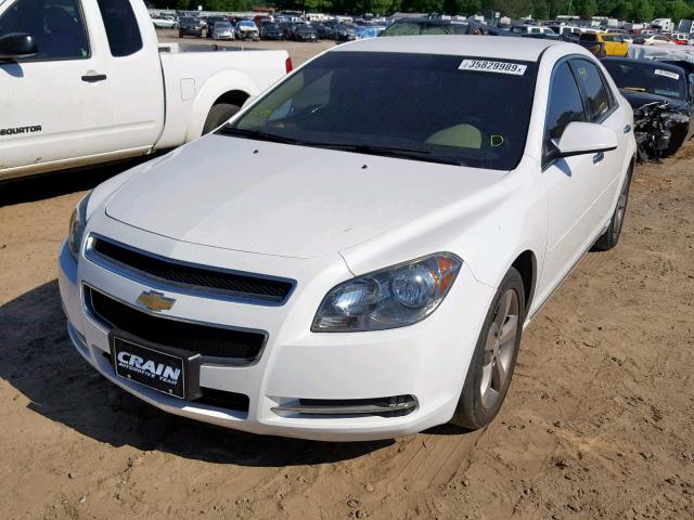 1G1ZC5E08CF335800 - 2012 CHEVROLET MALIBU 1LT WHITE photo 2