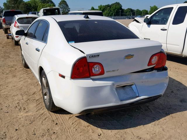 1G1ZC5E08CF335800 - 2012 CHEVROLET MALIBU 1LT WHITE photo 3