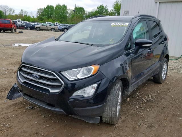 MAJ3P1TE7JC174451 - 2018 FORD ECOSPORT S BLACK photo 2