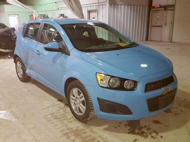 1G1JC6SG9E4158192 - 2014 CHEVROLET SONIC LT BLUE photo 1