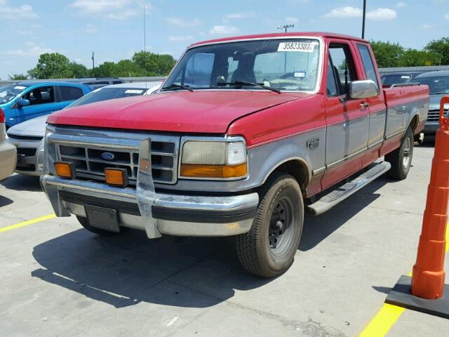 1FTHX25G8SKB03934 - 1995 FORD F250 RED photo 2