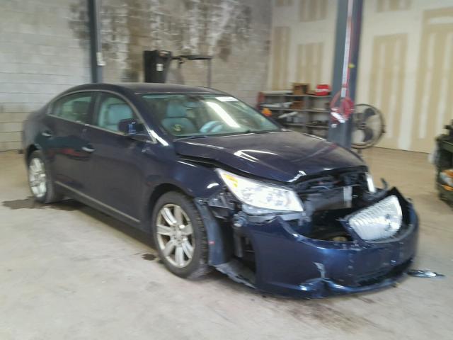 1G4GC5EG6AF138161 - 2010 BUICK LACROSSE C BLUE photo 1