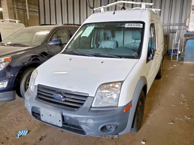 NM0LS7AN6DT147936 - 2013 FORD TRANSIT CO WHITE photo 2