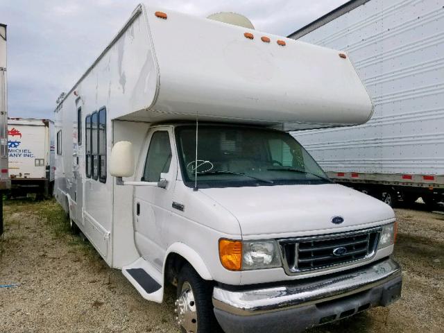 1FDXE45S76DA95090 - 2006 FORD E450 WHITE photo 1