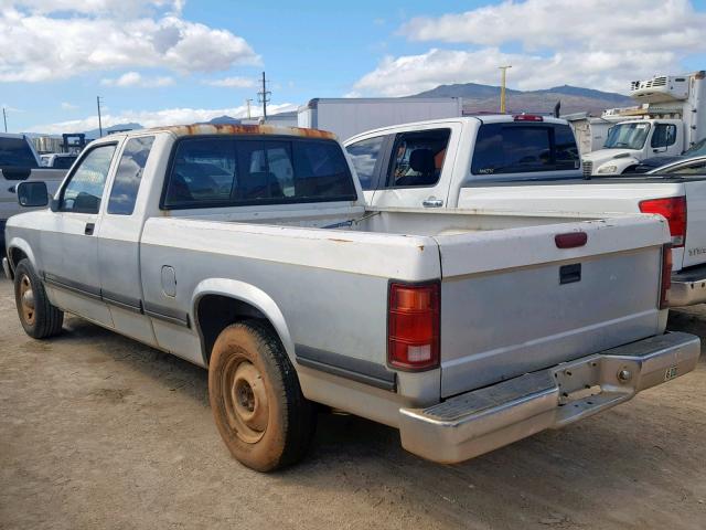 1B7GL23XXRS602660 - 1994 DODGE DAKOTA WHITE photo 3