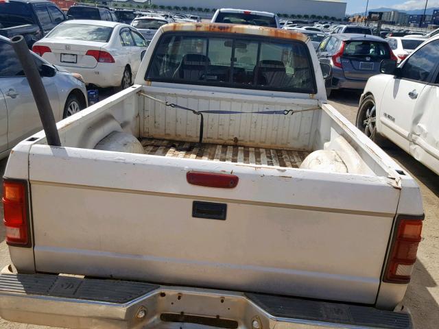 1B7GL23XXRS602660 - 1994 DODGE DAKOTA WHITE photo 6