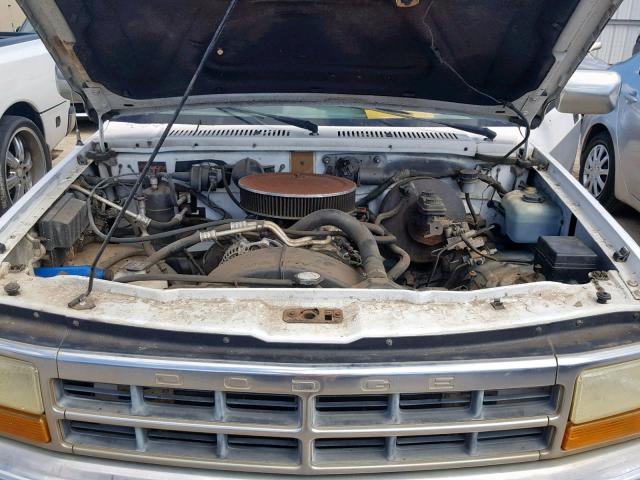 1B7GL23XXRS602660 - 1994 DODGE DAKOTA WHITE photo 7