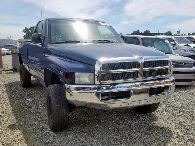 1B7KF26W7SS200699 - 1995 DODGE RAM 2500 BLUE photo 1