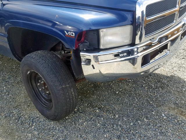 1B7KF26W7SS200699 - 1995 DODGE RAM 2500 BLUE photo 9