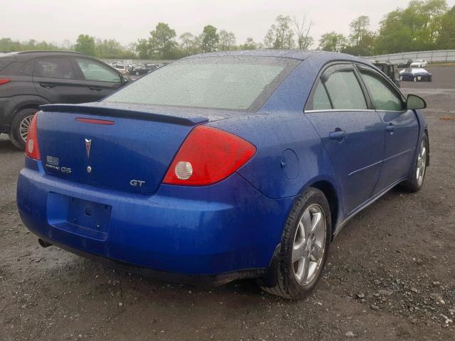 1G2ZH558764170471 - 2006 PONTIAC G6 GT BLUE photo 4