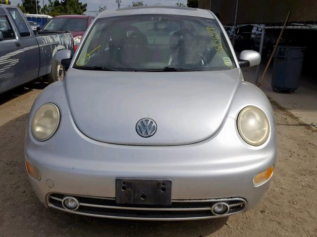 3VWCK21C71M435069 - 2001 VOLKSWAGEN NEW BEETLE ვერცხლისფერი ფოტო 9