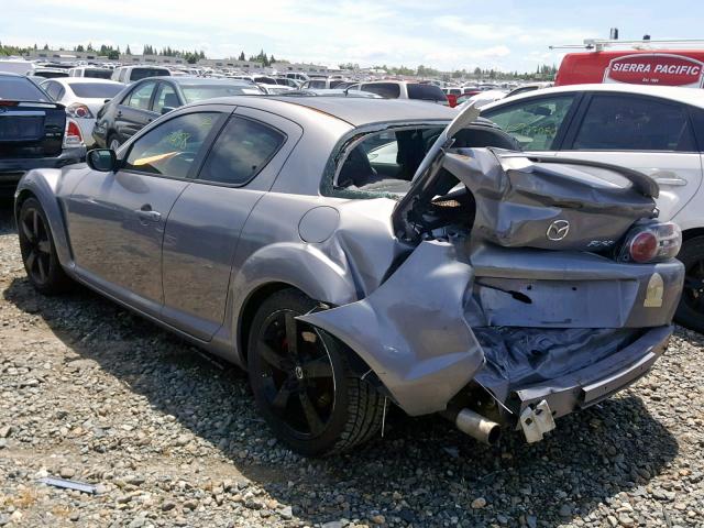 JM1FE173550142997 - 2005 MAZDA RX8 GRAY photo 3