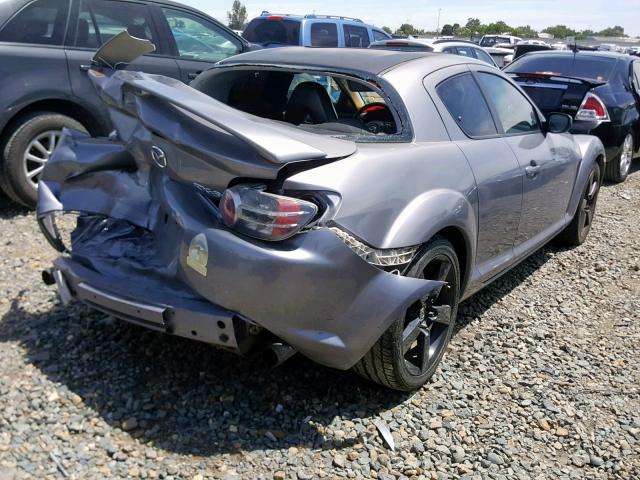 JM1FE173550142997 - 2005 MAZDA RX8 GRAY photo 4