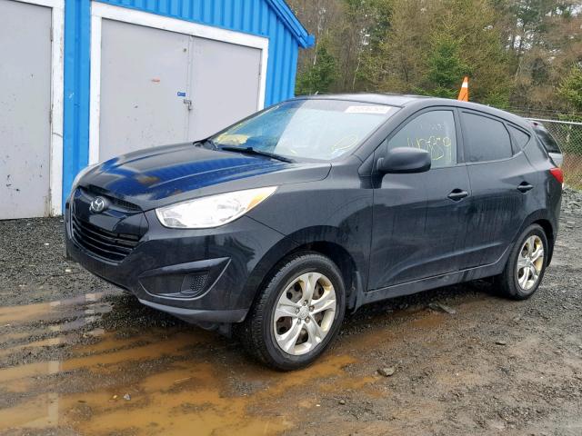 KM8JTCACXDU553156 - 2013 HYUNDAI TUCSON GL BLACK photo 2