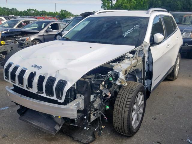 1C4PJLCB9GW159309 - 2016 JEEP CHEROKEE L WHITE photo 2