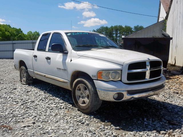 1D7HA18D63J588407 - 2003 DODGE RAM 1500 S WHITE photo 1