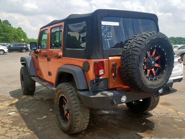 1C4BJWDG4HL567354 - 2017 JEEP WRANGLER UNLIMITED SPORT  photo 3