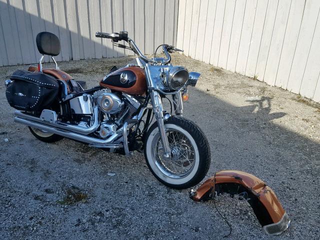 1HD1BW5488Y036575 - 2008 HARLEY-DAVIDSON FLSTC 105T ORANGE photo 1