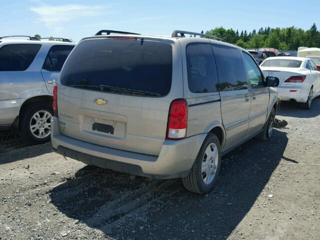 1GNDU33W98D173826 - 2008 CHEVROLET UPLANDER L BEIGE photo 4